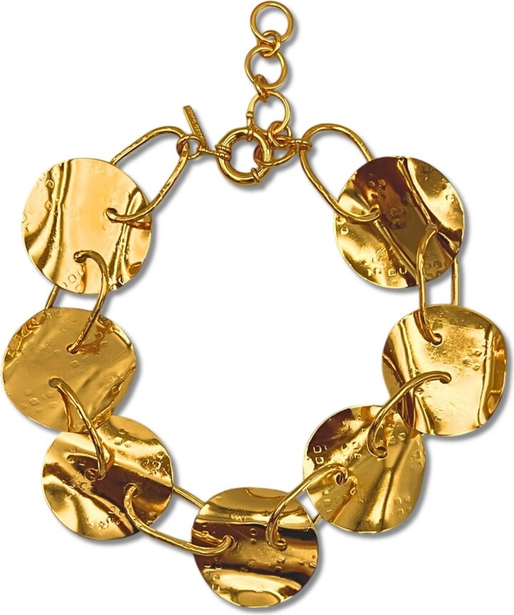 Jaredjamin Gold Viviane Statement Necklace