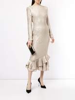 Thumbnail for your product : Rachel Gilbert Addie sequin fitted dress