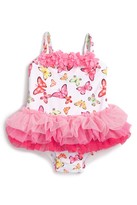 Thumbnail for your product : Little Me Butterfly One-Piece Tutu Swimsuit (Baby Girls)