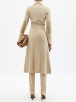 Thumbnail for your product : Victoria Beckham Double-faced Wool-blend Rollneck Dress - Cream Brown
