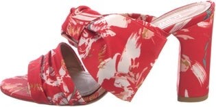 Lewit Floral Print Slides
