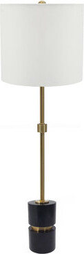 D10x34" Peraro Marble And Metal Buffet Lamp 1EA/CTN