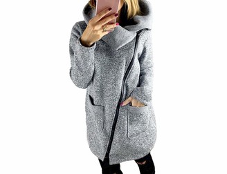 ladies grey coatigan