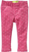 Thumbnail for your product : Old Navy Printed Pull-On Denim Jeggings for Baby