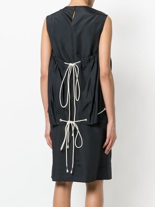 Calvin Klein Drawstring Smock Dress