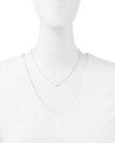 Thumbnail for your product : Sydney Evan 14k Rose Gold Evil Eye Necklace with Single Diamond