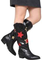 Thumbnail for your product : Chiara Ferragni 50mm Stars Leather Boots