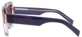 Thumbnail for your product : Marni Rothko Square Frame Sunglasses - Womens - Blue Multi