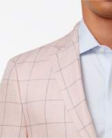 Thumbnail for your product : Tallia Men's Big & Tall Slim-Fit Pink/Gray Windowpane Sport Coat