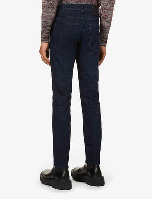 HUGO BOSS Slim-fit mid-rise stretch-denim jeans