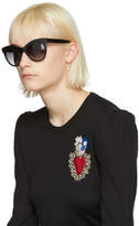 Thumbnail for your product : Dolce & Gabbana Black Cat-Eye Sunglasses