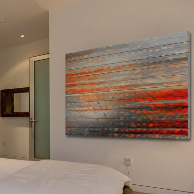 Parvez Taj 'Levee' by Print on Wood