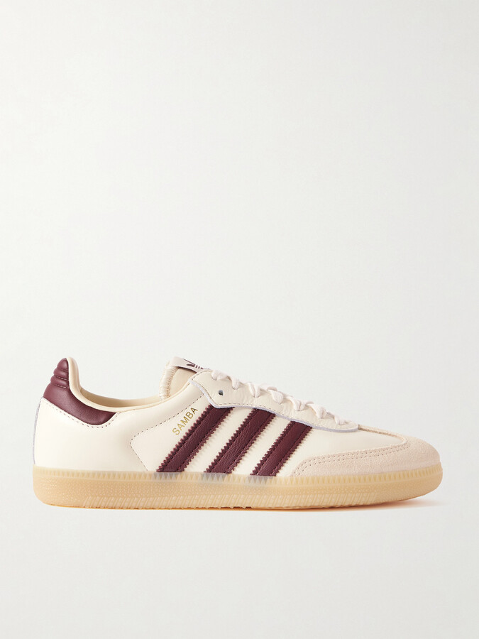adidas Samba Og Leather And Suede Sneakers - Cream
