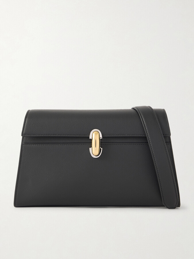 Savette Symmetry Textured-leather Shoulder Bag - Black