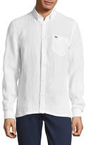 Thumbnail for your product : Lacoste Long-Sleeve Linen Sport Shirt