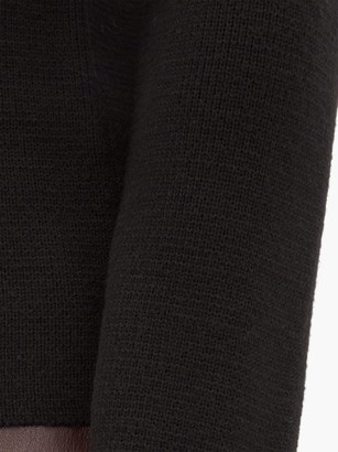 Paco Rabanne Milano Merino Wool Button-embellished Sweater - Black