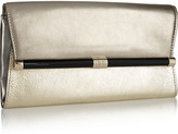 Thumbnail for your product : Diane von Furstenberg 440 Envelope metallic leather clutch
