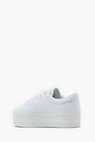 Thumbnail for your product : Nasty Gal Zomg Platform Sneaker - White