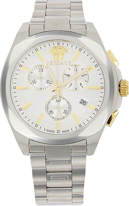 Medusa Chrono Two-Tone Stainless Steel Bracelet Watch/40MM
