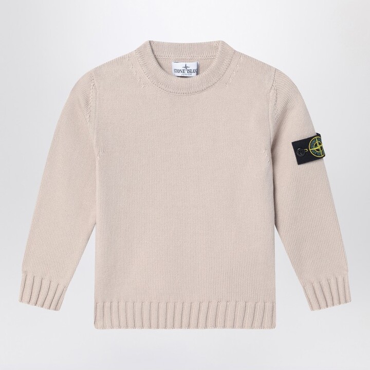 Stone Island Beige cotton blend jumper