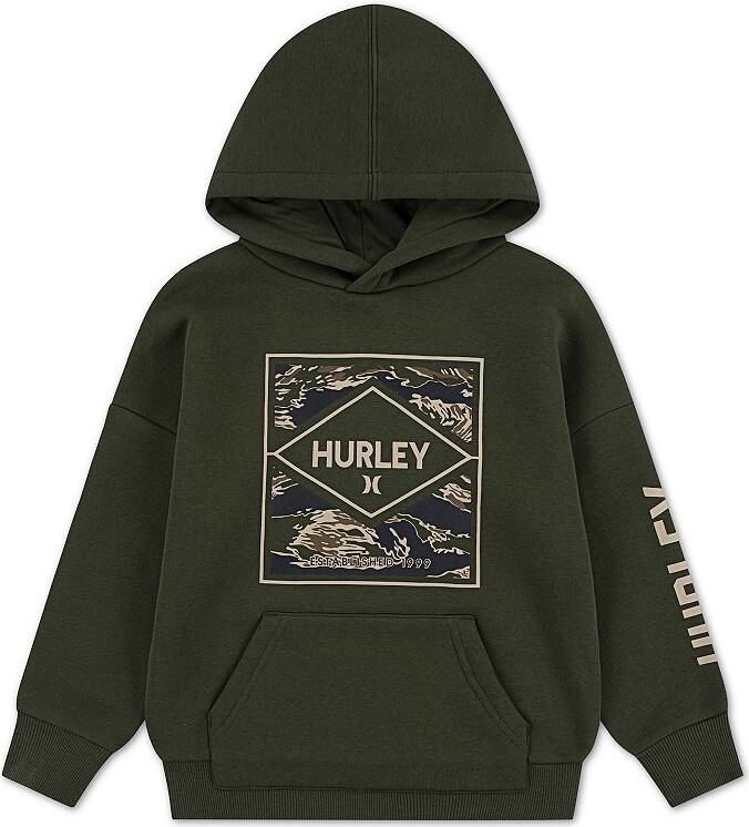 Hurley Boys 4-7 Graphic Fleece Oversized Pullover Hoodie