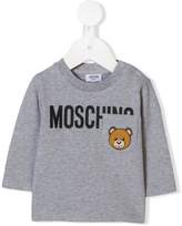 Thumbnail for your product : Moschino Kids teddy logo print T-shirt