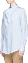 Thumbnail for your product : Stella McCartney 'Damiane' asymmetric cowl neck poplin shirt
