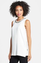 Thumbnail for your product : Halogen Embellished Side Zip Tunic