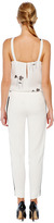 Thumbnail for your product : Balmain Pierre Fitted Cropped Tuxedo Pants