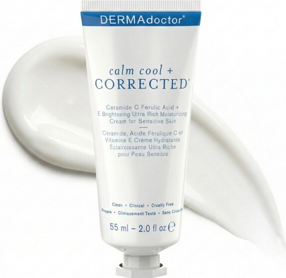 Dermadoctor CalmCool+CorrectedCeramideCFerulicAcid+EBrighteningUltraRichMoisturizingforSensitiveSkin