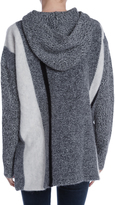 Thumbnail for your product : Alexander Wang T BY Tweed Hooded Sweater