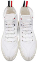 Thumbnail for your product : Thom Browne White Cupsole High-Top Sneakers