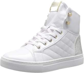 GUESS Women's Janis4 Sneaker White 10 Medium US