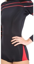 Thumbnail for your product : Cynthia Rowley Striped Wetsuit