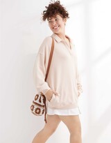 Thumbnail for your product : aerie Happy Henley Everyday Polo Sweatshirt