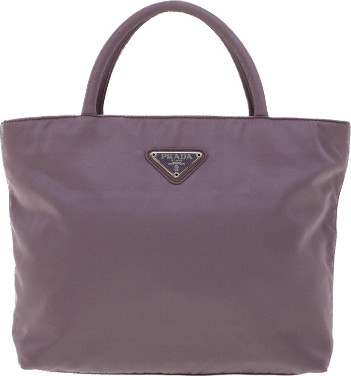 Prada System Padded Shoulder Bag - Purple