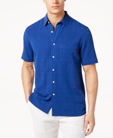 Thumbnail for your product : Tasso Elba Men's Textured Silk Blend Shirt, Created for Macy's