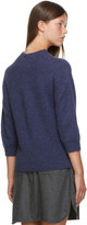 Thumbnail for your product : Max Mara Blue Wool Campo Sweater