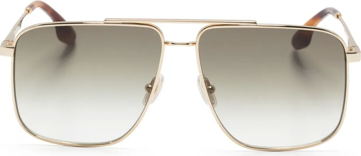 Victoria Beckham V-Line Navigator pilot-frame sunglasses