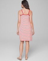 Thumbnail for your product : Soma Intimates Short Ruffle Front Dress with Built-In Shelf Bra