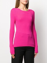Thumbnail for your product : AMI Paris Crew-Neck Knitted Shirt