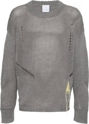 ROA Roundneck 3d Knit - ShopStyle Crewneck Sweaters