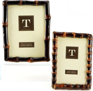 Tozai 2 Piece Bamboo Picture Frame Set