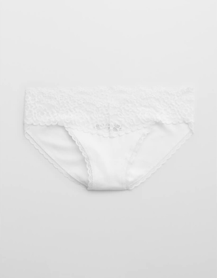 aerie Cotton Eyelash Lace Bikini Underwear ShopStyle Panties