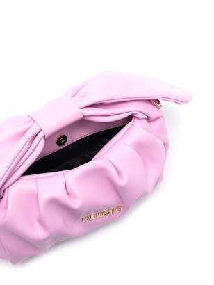 Love Moschino Bow-Handle Chain-Strap Bag