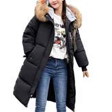 Thumbnail for your product : OGOUGUAN Women's Long Down Coat with Faux Fur Hood Winter Coat Down Jackets (, XXL)