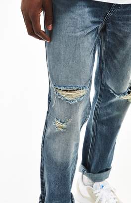 PacSun Destroy Vintage Dark Slim Fit Jeans