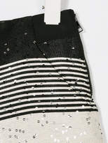 Thumbnail for your product : Karl Lagerfeld Paris striped sequin shorts