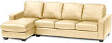 Thumbnail for your product : Asstd National Brand Leather Possibilities Track-Arm 2-pc. Right-Arm Sectional