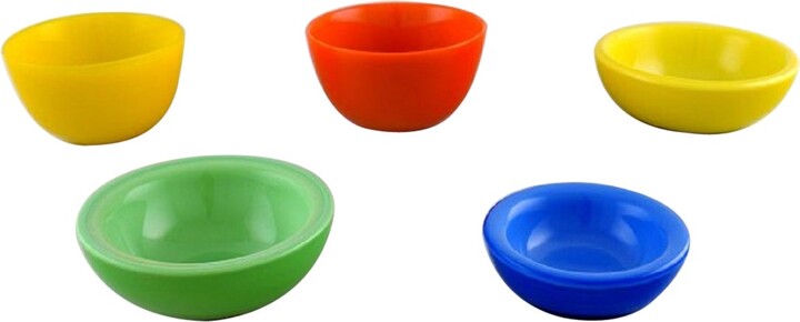 1stDibs Sven Palmqvist For Orrefors, Set Of 5 "colora" Bowls In Art Glass